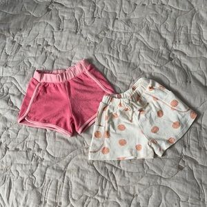 Zara terry cloth shorts